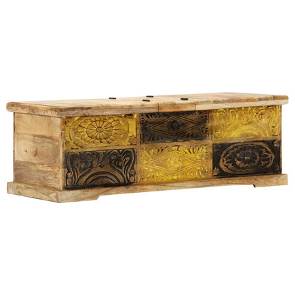 Soffbord 100x50x35 cm massivt mangoträ