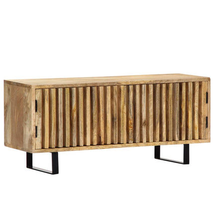 TV-bänk 90x30x40 cm massivt mangoträ