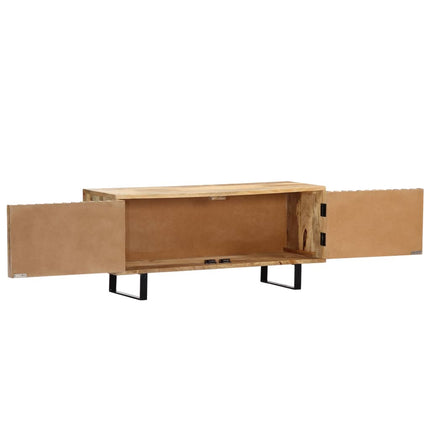 TV-bänk 90x30x40 cm massivt mangoträ