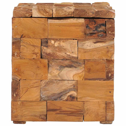 Förvaringspall massiv teak