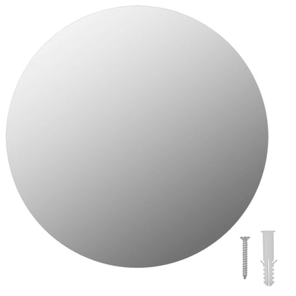 Spegel utan ram rund 30 cm glas