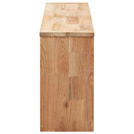 Skobänk 94x20x38 cm massivt valnötsträ