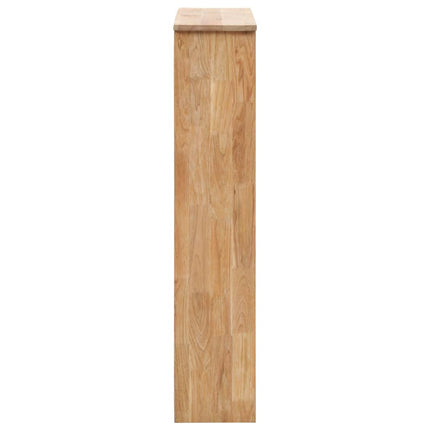 Skoskåp massivt valnötsträ 55x20x104 cm