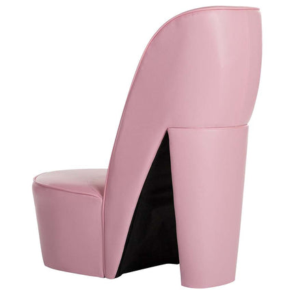 Stol klacksko rosa konstläder