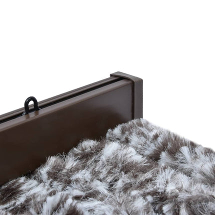 Insektsdraperi brun och beige 56x185 cm chenille