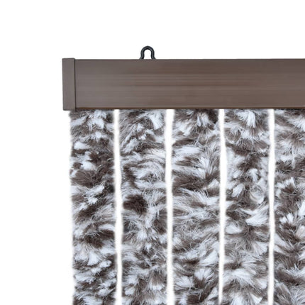 Insektsdraperi brun och beige 56x185 cm chenille