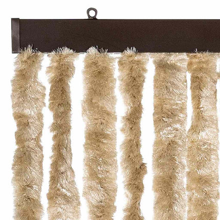 Insektsdraperi beige 56x185 cm chenille
