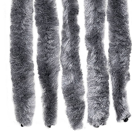 Insektsdraperi silver 100x220 cm chenille