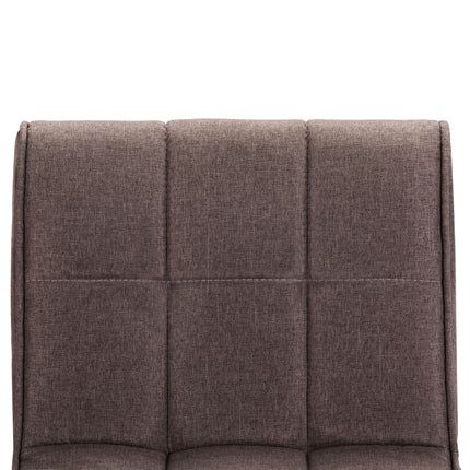 Barstolar 2 st taupe tyg