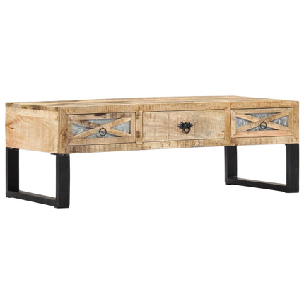 Soffbord 110x50x38 cm massivt mangoträ