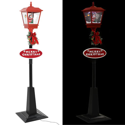 Gatlykta med jultomte 180 cm LED