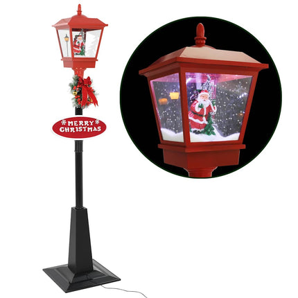 Gatlykta med jultomte 180 cm LED