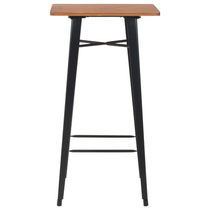 Bargrupp 3 delar stål svart