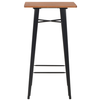 Bargrupp 3 delar stål svart