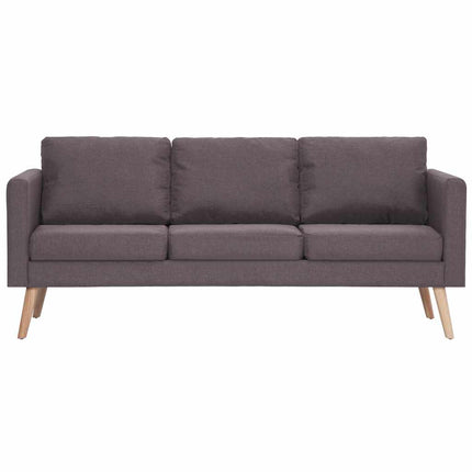 Soffgrupp 2 delar tyg taupe