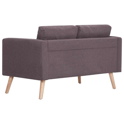 Soffgrupp 2 delar tyg taupe