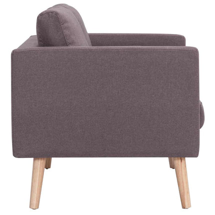 Soffgrupp 2 delar tyg taupe