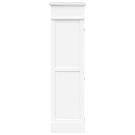 Skoskåp vit 50x28x98 cm kejsarträ