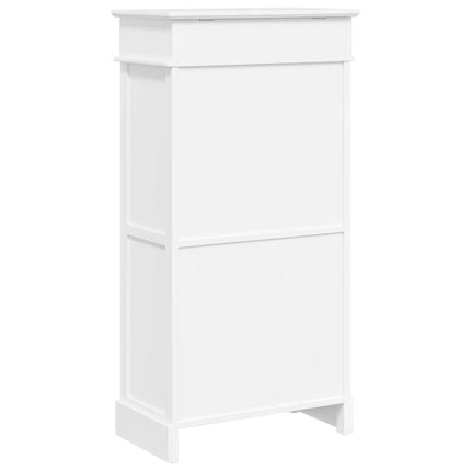 Skoskåp vit 50x28x98 cm kejsarträ