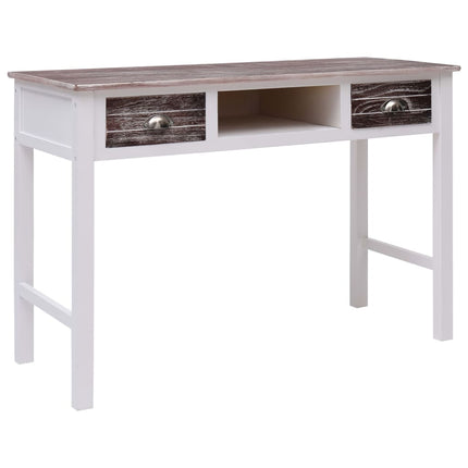 Skrivbord brun 110x45x76 cm trä