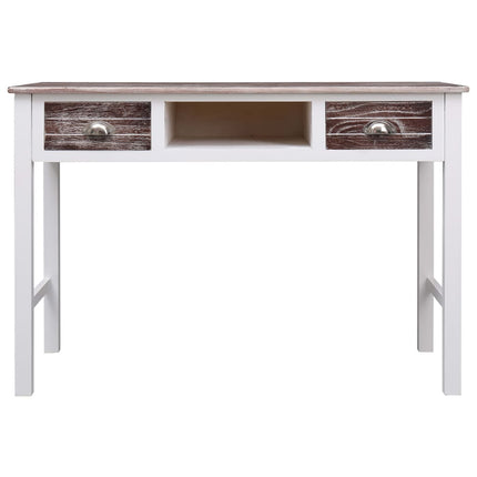Skrivbord brun 110x45x76 cm trä