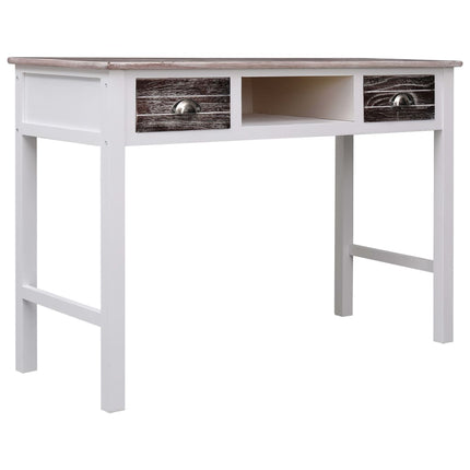 Skrivbord brun 110x45x76 cm trä