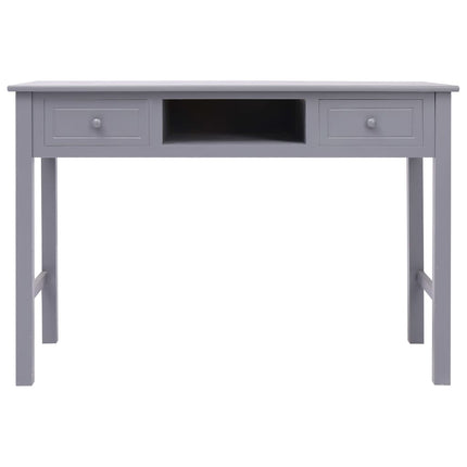 Skrivbord grå 110x45x76 cm trä