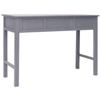 Skrivbord grå 110x45x76 cm trä