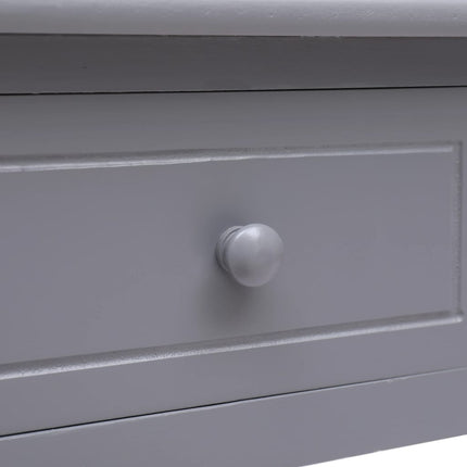 Skrivbord grå 110x45x76 cm trä