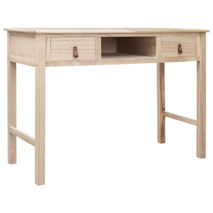Skrivbord natur 110x45x76 cm trä