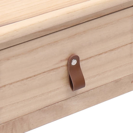 Skrivbord natur 110x45x76 cm trä