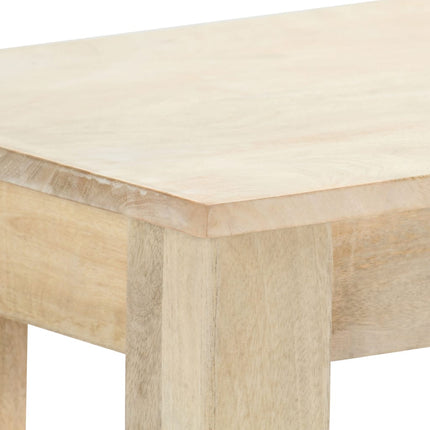 Konsolbord 110x35x77 cm massivt mangoträ