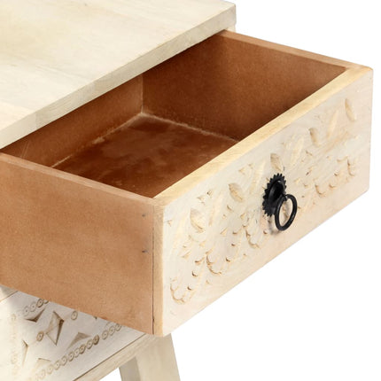 TV-bänk 110x30x44 cm massivt mangoträ