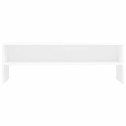 Tv-bänk vit 120x40x40 cm konstruerat trä