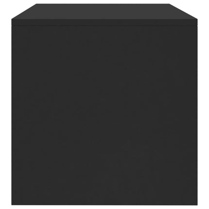 Tv-bänk svart 120x40x40 cm konstruerat trä