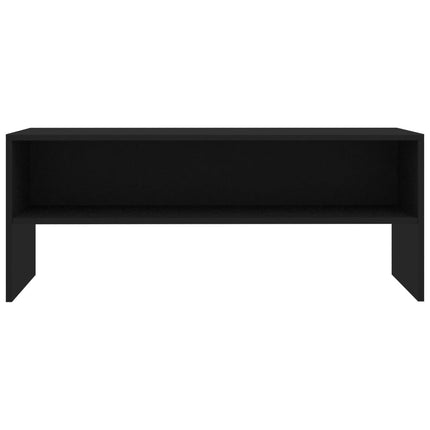 TV-bänk svart 100x40x40 cm konstruerat trä