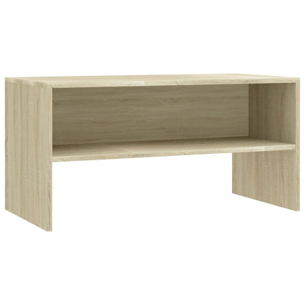 Tv-bänk sonoma-ek 80x40x40 cm konstruerat trä
