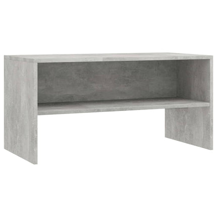 Tv-bänk betonggrå 80x40x40 cm konstruerat trä