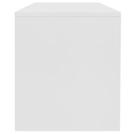 Soffbord vit 100x40x40 cm konstruerat trä