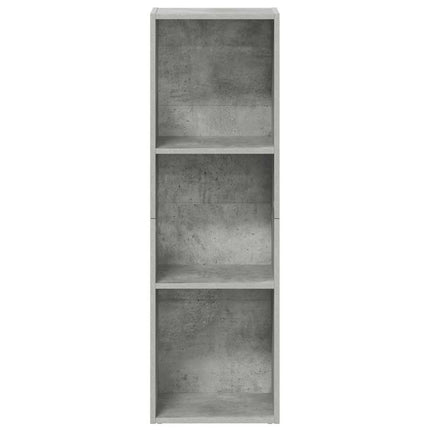 Bokhylla/tv-bänk betonggrå 36x30x114 cm konstruerat trä