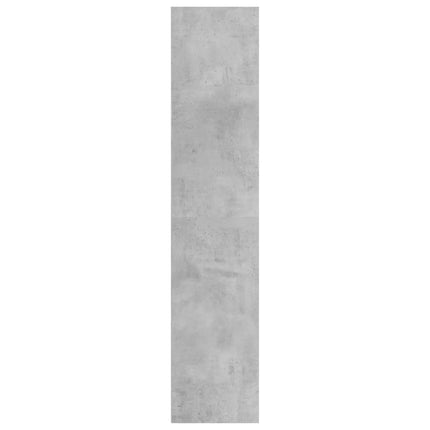 Bokhylla/tv-bänk betonggrå 36x30x143 cm konstruerat trä
