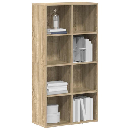 Bokhylla/skänk sonoma-ek 66x30x130 cm konstruerat trä