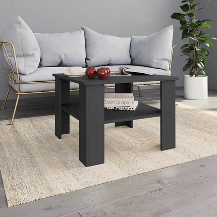 Soffbord Hantverksmässig Ek 60X60X42 Cm Konstruerat Trä