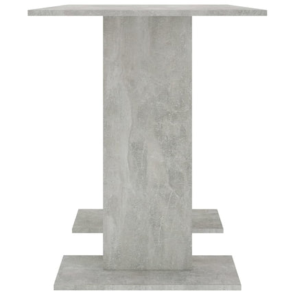 Matbord betonggrå 110x60x75 cm konstruerat trä