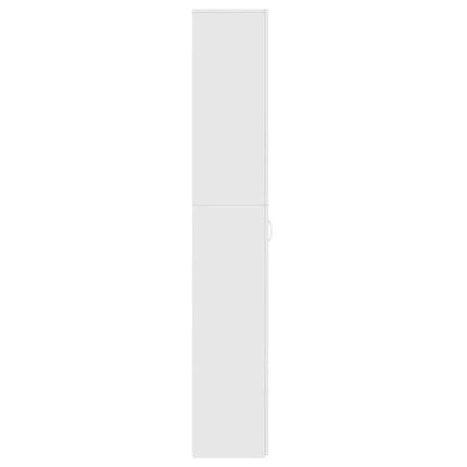 Kontorsskåp vit 60x32x190 cm konstruerat trä