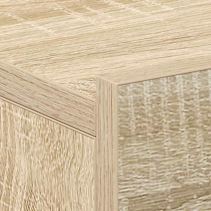 Svävande sängbord sonoma-ek 40x30x15 cm konstruerat trä