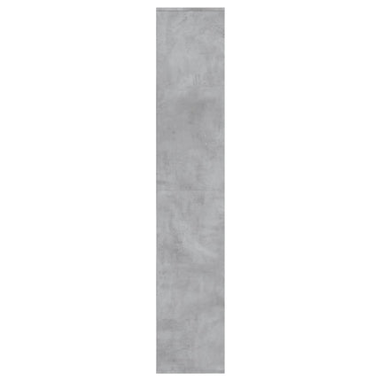 Skoskåp betonggrå 54x34x183 cm konstruerat trä