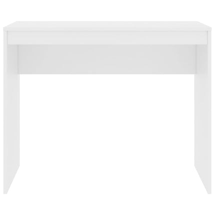 Skrivbord vit 90x40x72 cm konstruerat trä