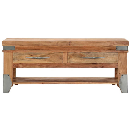 Soffbord 110x52x45 cm massivt akaciaträ
