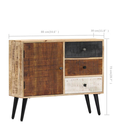 Skänk 88x30x73 cm massivt mangoträ